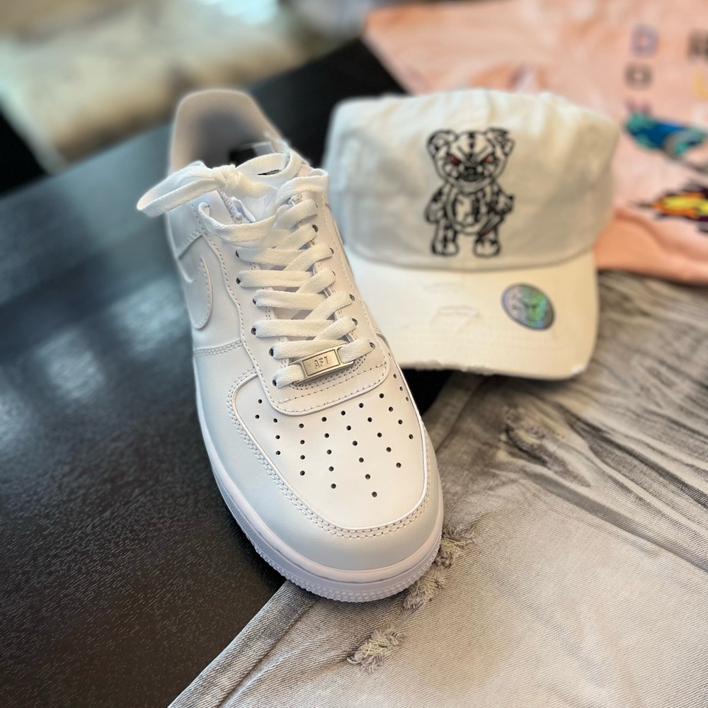 White Air Force 1s